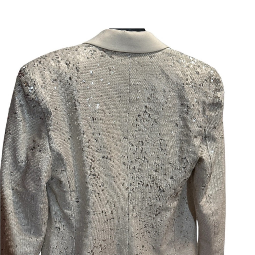 asos  White/cream/silver  Sequin Blazer and Pants Set - Picture 6 of 9